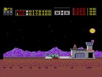 une photo d'Ã©cran de Choplifter sur Sega Master System